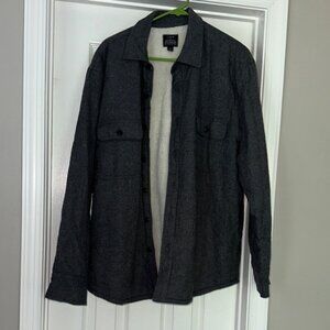 J. crew authentic fleece lined flannel shirt